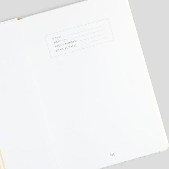 A5 GEOMETRY GOLDEN BLOCKING COVER(COLLEGE RULED) - Picture 4 of 6